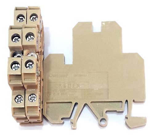 Borne Duplo Dk4q En C059006.01 4mm2 Régua Conexel Kit 20 Pçs
