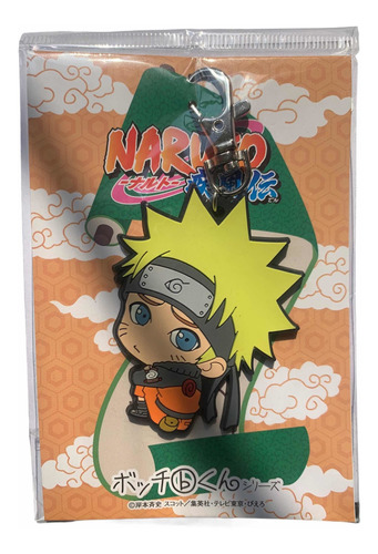 Naruto: Llavero De Naruto De Goma Original 100% Auténtico