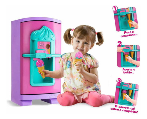 Juguete Heladeria Infantil Sweet Fantasy Maquina Helado
