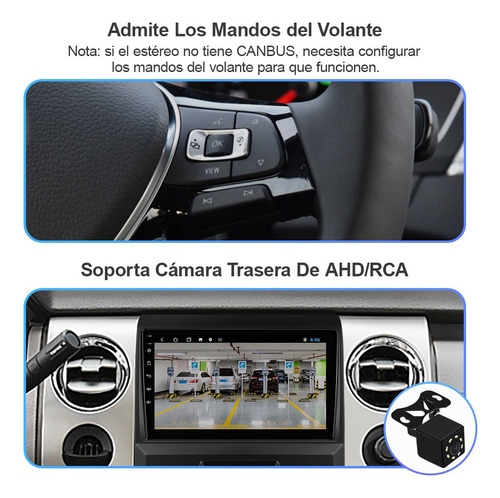 Estéreo Carplay Para Ford Lobo F-150 2009-2014 Cámara Gps