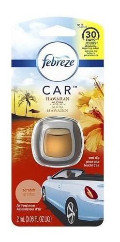 Ambientador Vent Hawian Aloha Febreze X 1 Und