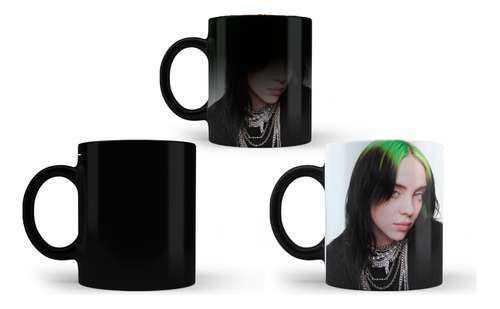 Taza Mágica Frio / Calor Personalizada De Cerámica Importada