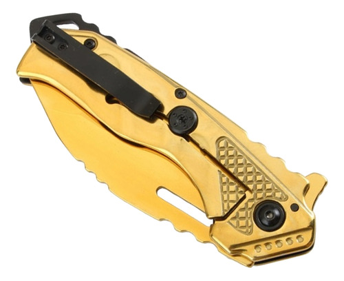 Navaja Táctica Razor Tactical Titanio Dorado