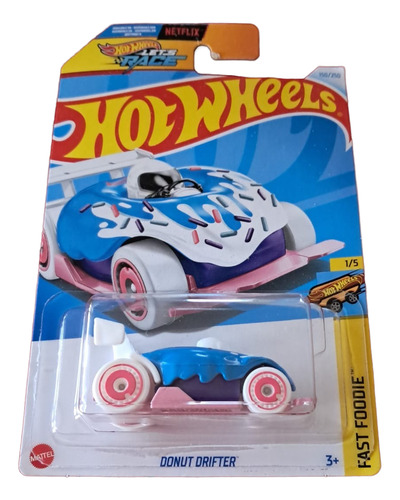 Hot Wheels Hwargento Donut Drifter J5611 Htd70 2024 Azul Blanco Violeta