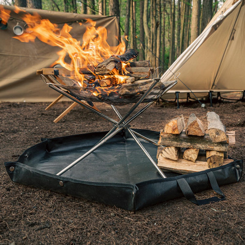 Tapete À Prova De Fogo Para Acampamento, Tapete 104cmx92cm