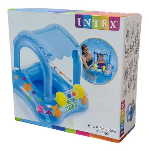 Bote Infantil C/ Assento E Cobertura 1 A 3 Anos Baby Float