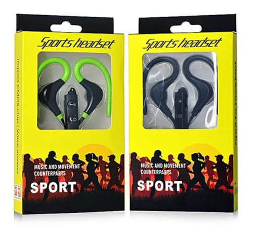 Imagem 2 de 4 de Fone De Ouvido Bluetooth Intra Auricular Com Gancho Sem Fio