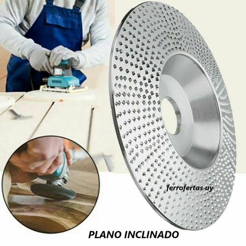 Imagen 2 de 10 de Set Disco Escofina Molienda X3 Plano Inclinado Angular Kit