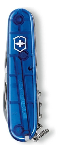 Navaja Multiuso Victorinox 1.3603.t2 Color Azul Transparente Con 12 Herramientas