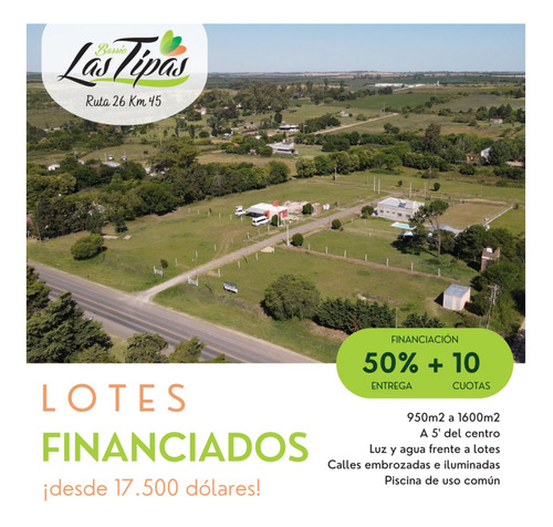 Lotes Financiados! Barrio Cerrado Las Tipas! 950m2 A 1600m2 Desde 17500 Dolares! A 5 Minutos De La Ciudad Lote 9