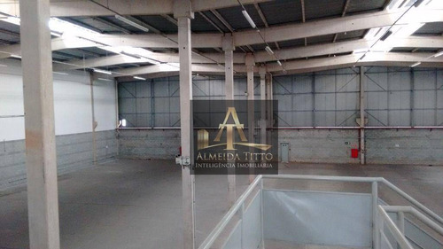 Excelente Galpão Para Locação Em Condomínio Logístico Com 1.298,83 M² Em Barueri/sp - Confira! - Ga0400