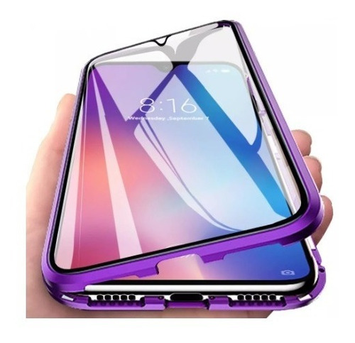 Funda Magnética Compatible Oppo A15 / A15s / Doble Cristal