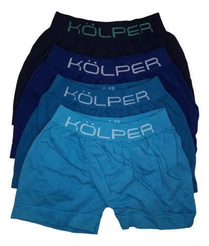 Pack X3 Boxer Niño/juvenil Algodón Sin Costura Kolper