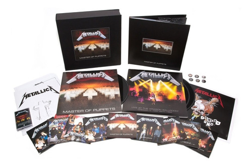 Metallica Master Of Puppets Deluxe Box Set Nuevo Stock