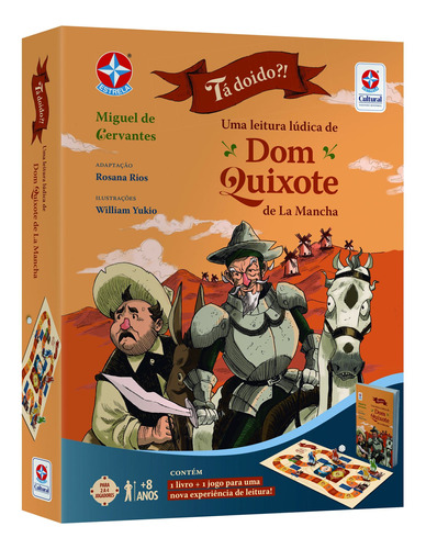 Ta doido ?! uma aventura ludica de dom quixote de la mancha, de Rios, Rosana. Editora Estrela Cultural LTDA., capa mole em português, 2021