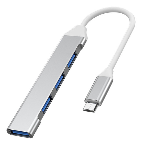 Extensiones De Minihub Tipo C, Usb De 4 Puertos, Adaptador T