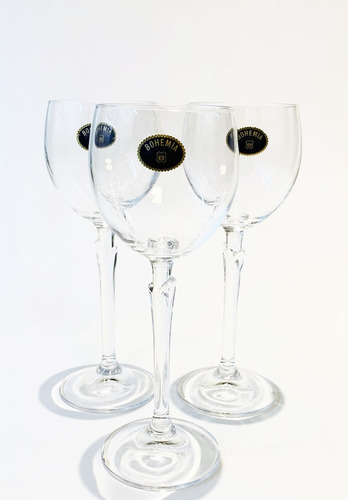 Imagen 2 de 5 de Copa Licor O Vino Dulce Oporto Cristal Bohemia 150ml Set X 6