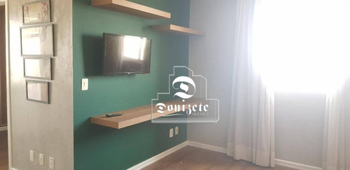 Imagem 4 de 24 de Flat Com 1 Dormitório, 43 M² - Venda Por R$ 250.000,00 Ou Aluguel Por R$ 1.600,00/mês - Vila Bastos - Santo André/sp - Fl0038