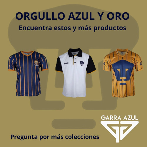 Playera Retro Pumas Unam Mujer Blanca Manga Larga Goya
