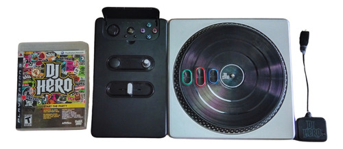 Tornamesa Dj Hero Ps3 Edición Start The Party +juego Físico Negro (Reacondicionado)