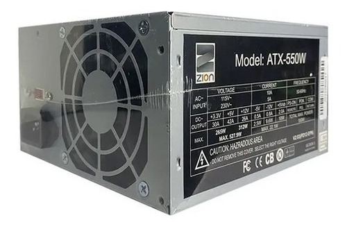 Fuente De Poder 550 Watts Atx Marca U Supply Computador