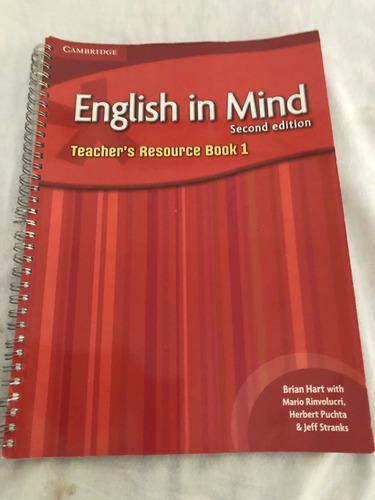 Libro English In Mind 2a Edition Teachers Resource Book 1