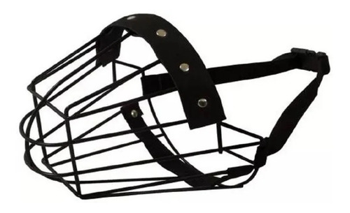 Bozal de hierro para perros pequeños N1, color negro
