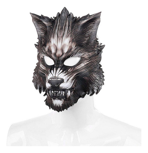 Juego De 3 Máscaras De Simulación De Tigre Y Lobo De Hallowe