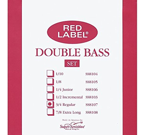 Super Sensible Etiqueta Roja 8107 Conjunto De Cadena De Bajo