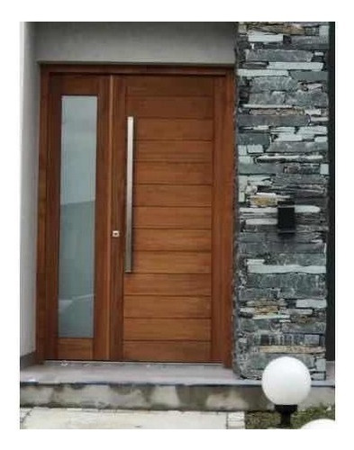 Imagen 8 de 9 de Puerta De Entrada, Exterior, Madera, Cedro