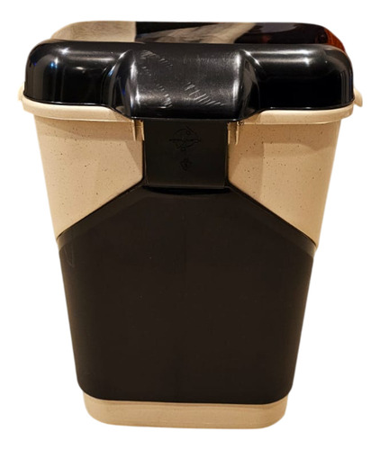 Cesto Para Basura Con Pedal 20 Litros Plastic Trends Color NEGRO/IVORY