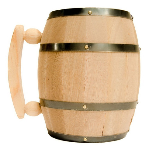 Imagen 1 de 2 de Barril Tarro De Madera