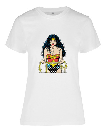 Playera De Mujer Wonder Woman Original Camiseta Dama B10