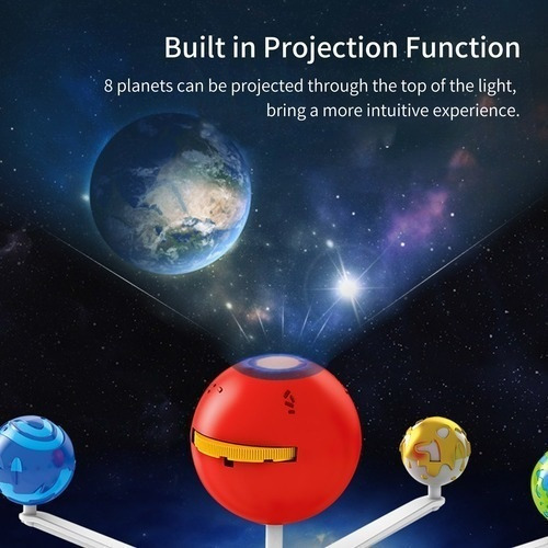 . .. Kit De Modelo De Sistema Solar Con Proyector Planetario