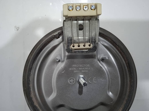 Imagen 2 de 4 de Resistencia Disco Solido 6 Pequeña 220v - 1000watts