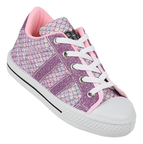 Tenis Moda Piso Niña Morado Textil Stfashion 23003700