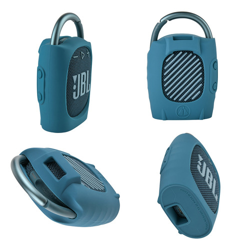 Funda Protectora Silicona Para Jbl Clip4 Altavoz Bluetooth
