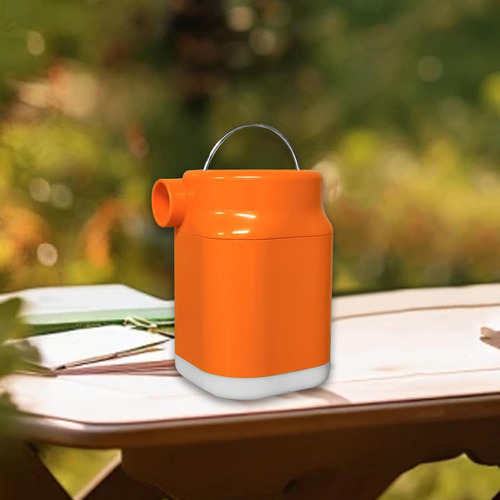 Potente Inflador Eléctrico Para Actividades Al Rojo Naranja