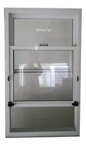 Comprar Ventana Guillotina Aluminio Blanco 60x110 Vidrio Entero 4mm 