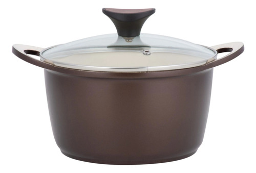 Batería De Cocina Ilko 7 Piezas Ceramic Profesional Café