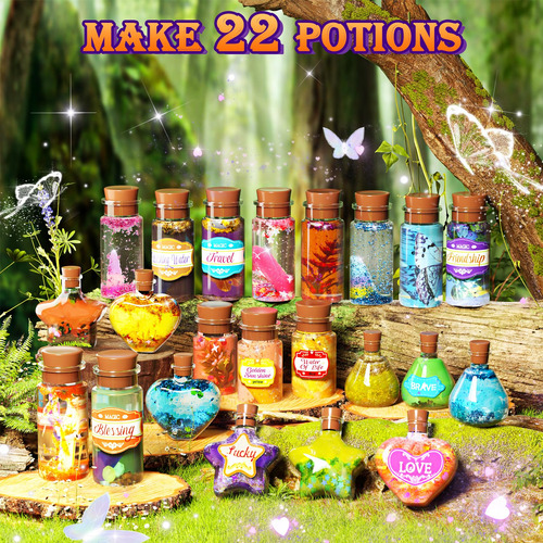 Kit De Pociones Mágicas Para Niñas 22 Pociones