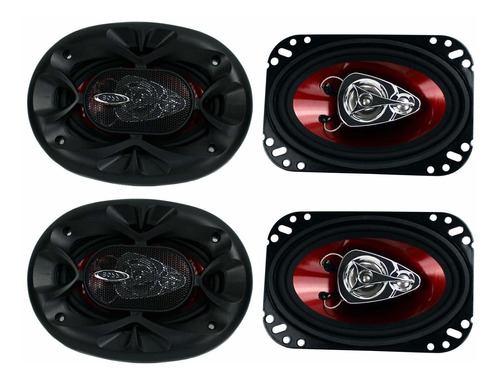 Nuevo Boss Altavoz Coaxial Audio Vehiculo Ohmio Color