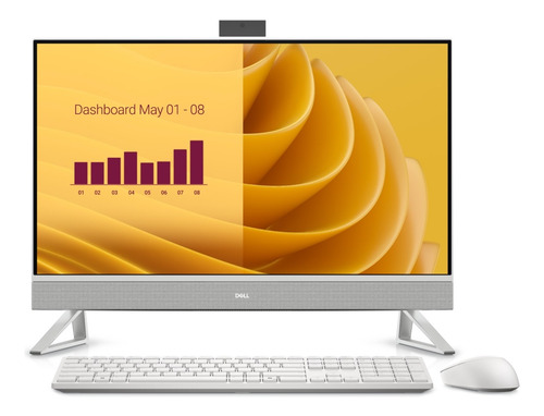 Pc Aio Dell 27 Touch I7 150u Mx570a 1tb Ssd 16gb Ddr5 Ips Blanco