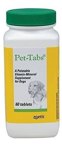 Pet Tabs Original Formula Vitamin Supplement, 60 Count