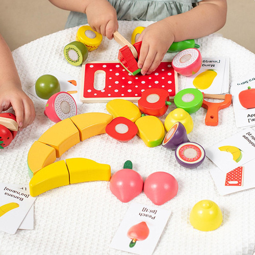 19 Uds. Juguetes De Cocina Para Cortar , Cortar Alimentos