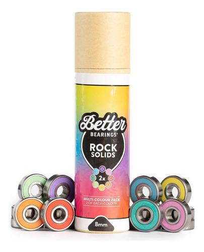 Solido Roca Rodamiento Patine 16 Cuadrupl Clasificacion Abec