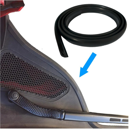 Borracha Acabamento Parabrisa Inf Churrasqueira Honda Fit
