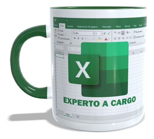 Taza Para Experto En Excel Mug De Oficina Regalo Profesional