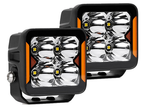 Faro Led Miken 40 Watts Super Spot Osram P8 + Utv + Offroad