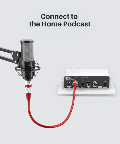 Cable De Micrófono Gearit Xlr A Xlr (1 Pie, Paquete De 10) X